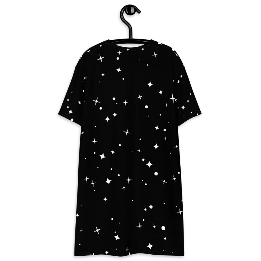Kiss T-shirt Dress (Black Starry) product image (8)