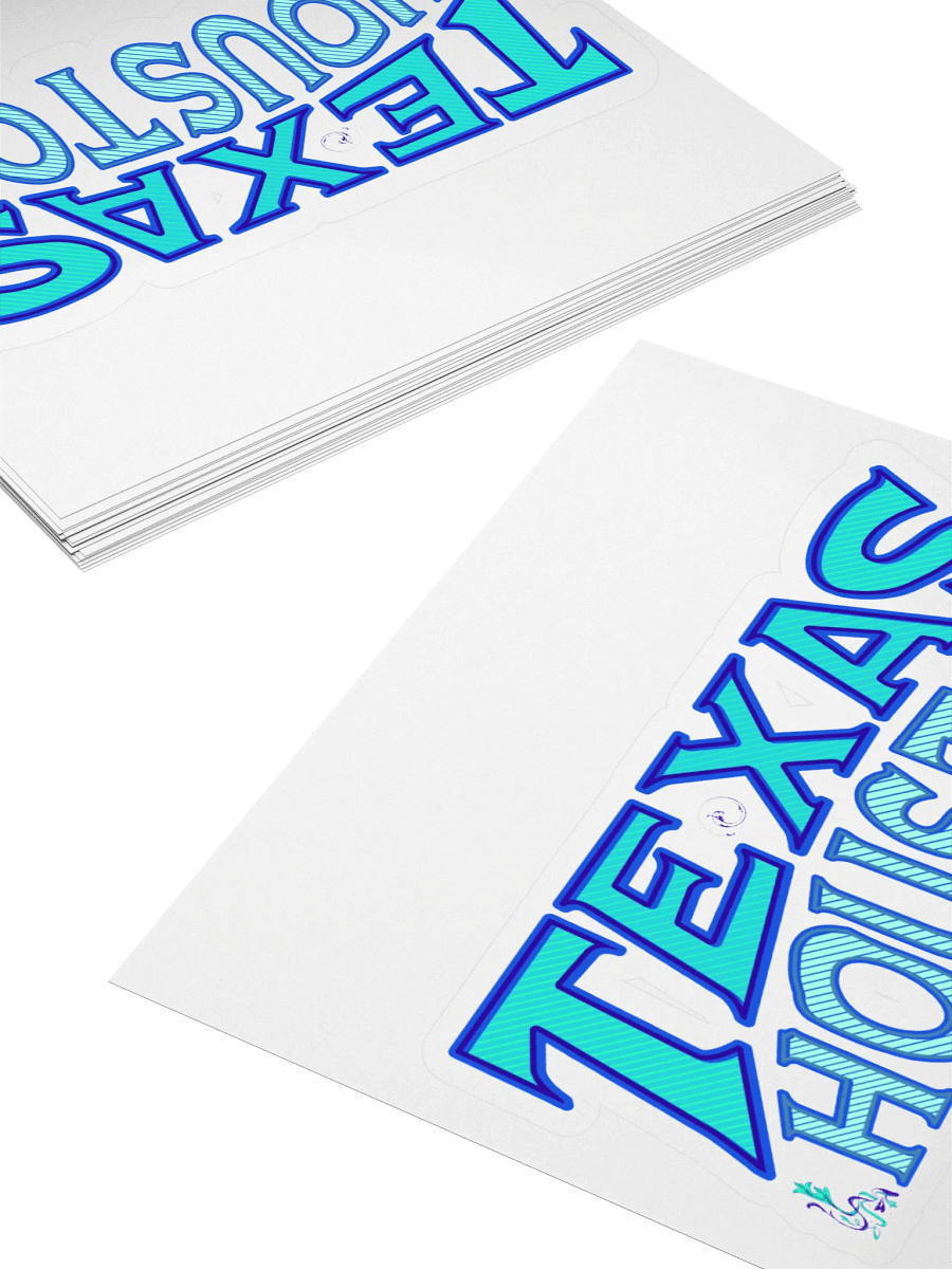 Dynamic Texas Houston Kiss-Cut Sticker product image (4)
