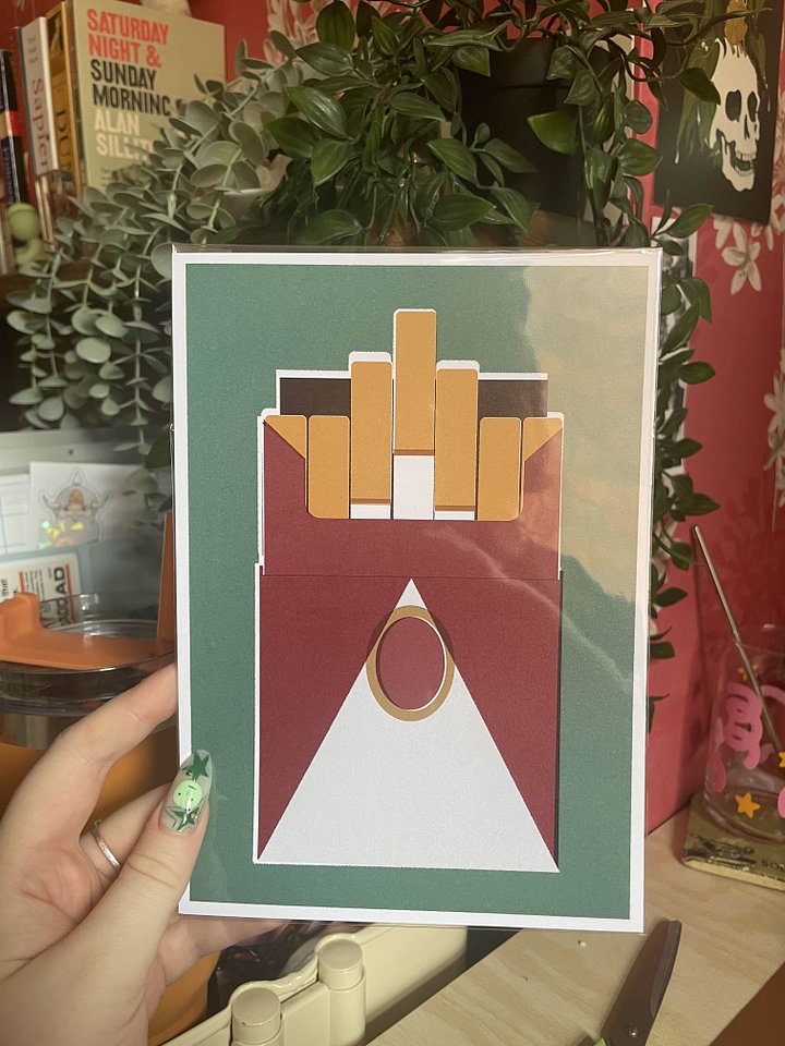 Cigs Riso Print product image (1)
