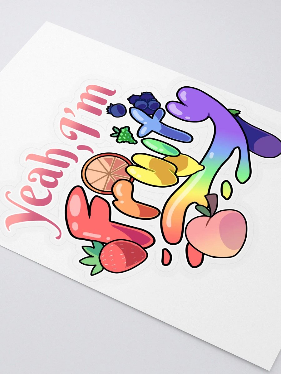 Yeah, I'm Fruity~ STICKER! product image (7)