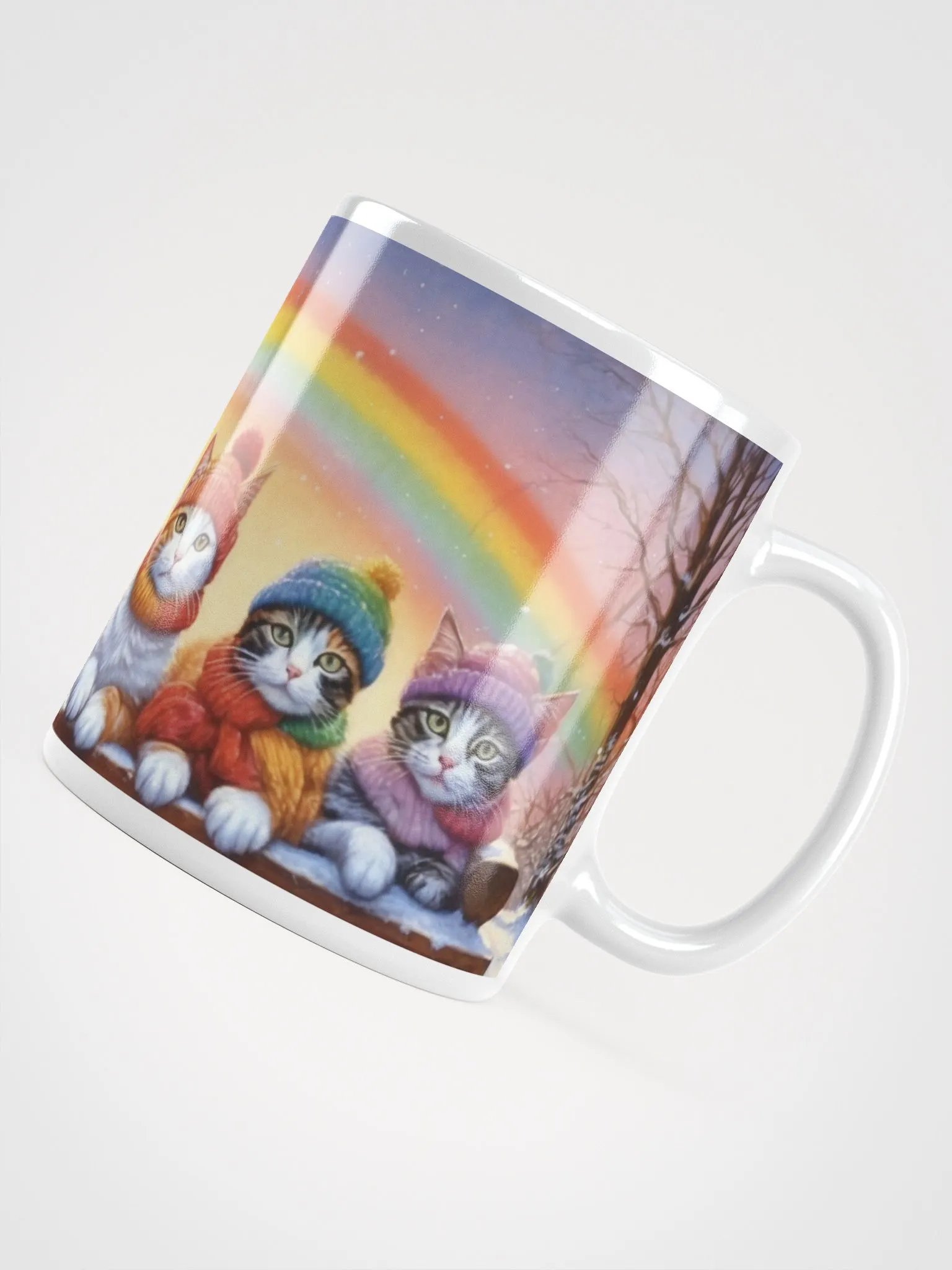 Rainbow and Cats Mug product image (4)