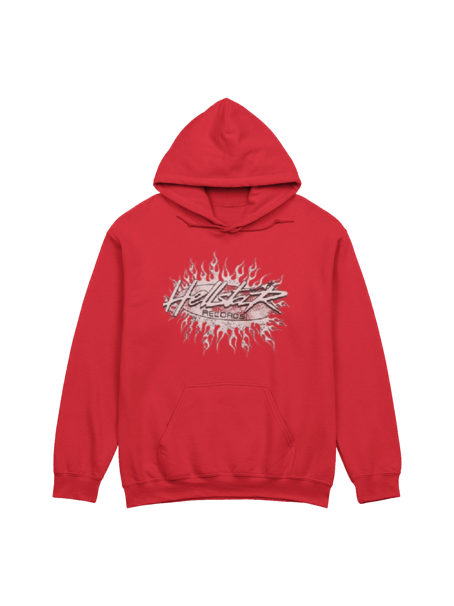 Hellstar Studios Records Hoodie Red product image (1)