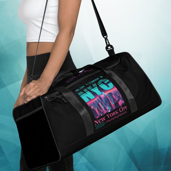 NYC New York City Graphic Duffel Bag product image (1)