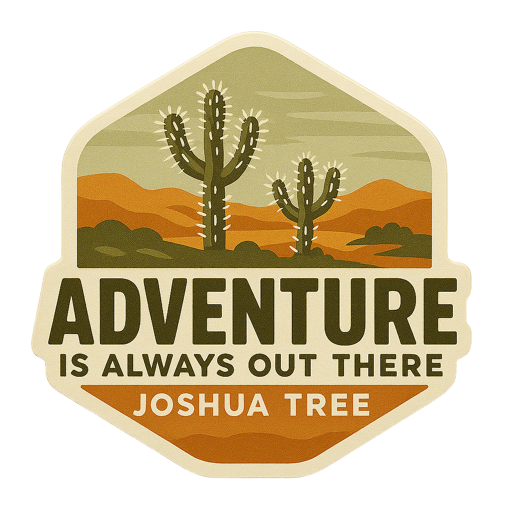 Adventure Sticker Joshua Tree Desert Cactus product image (1)