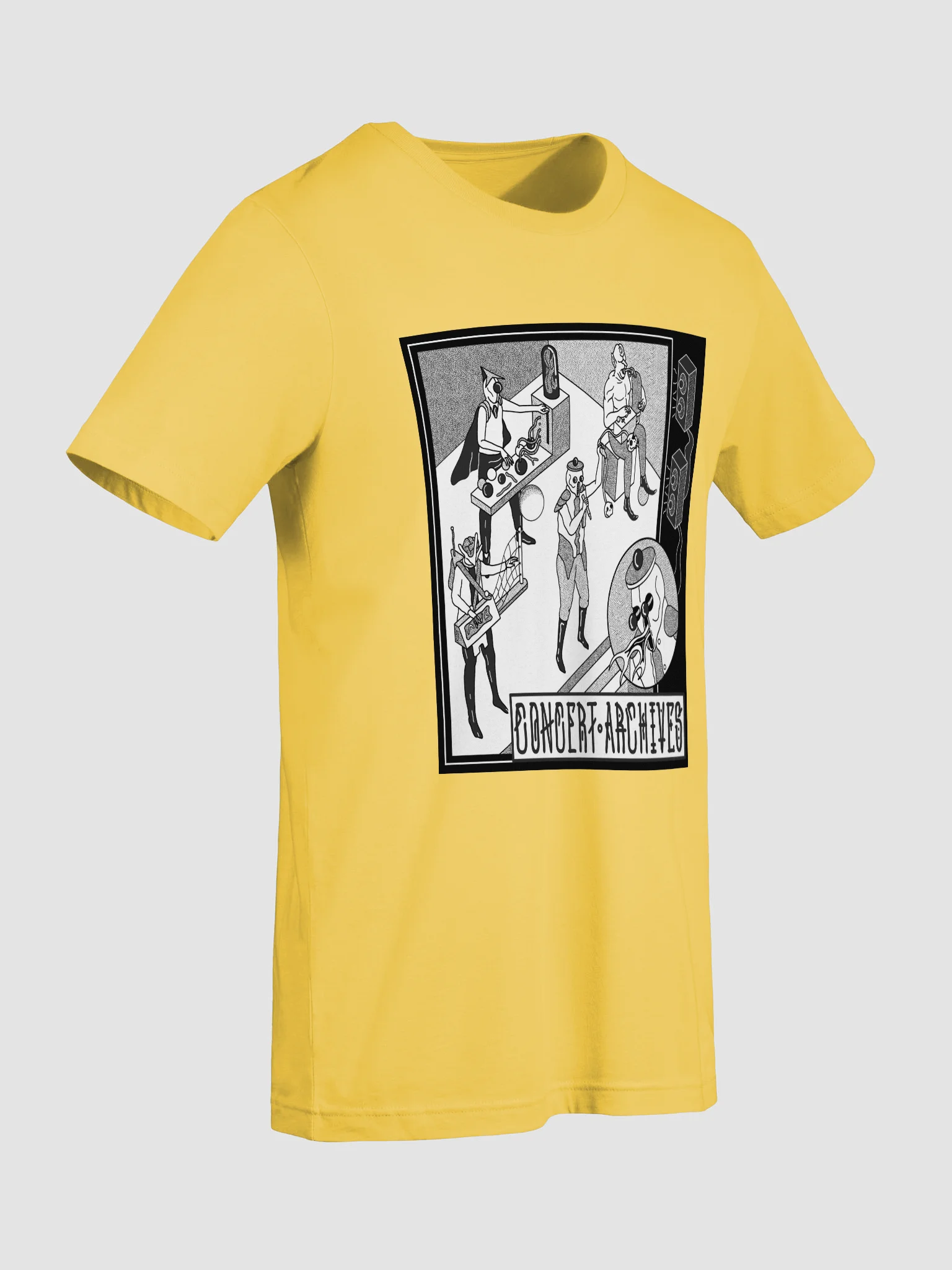 Psychedelic Alien Band T-Shirt (Unisex) product image (3)