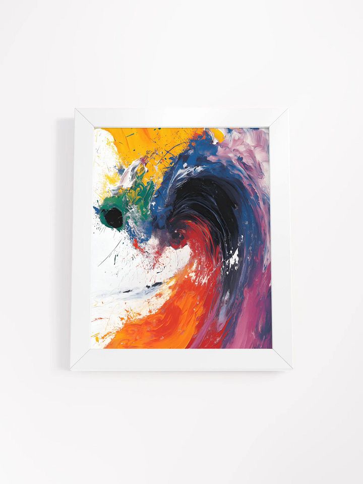 Framed wall art, titled 'Mardi gras wave' product image (25)