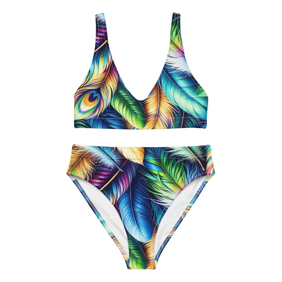 Vibrant Feather Symphony Bikini product image (9)