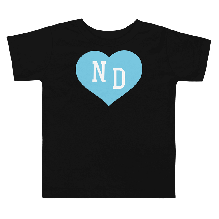 ND Heart Blue Unisex Toddler T-shirt product image (1)