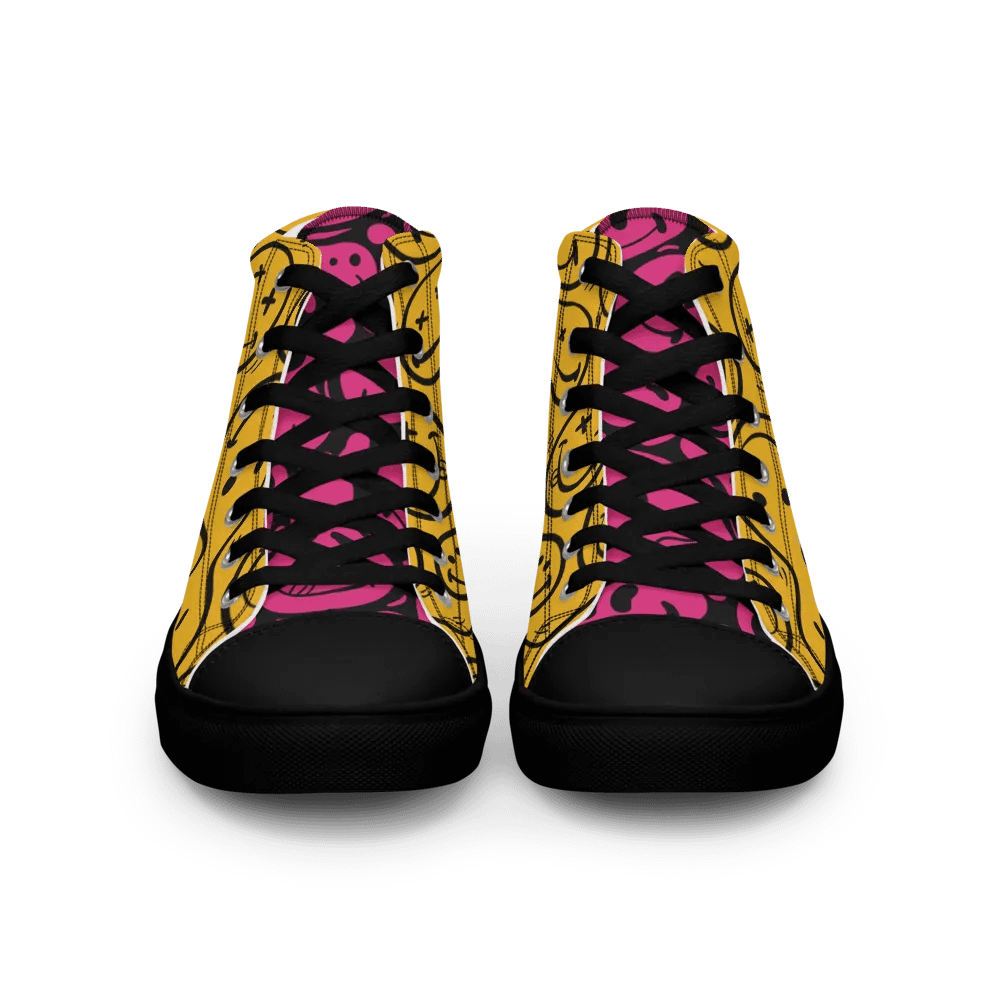 Women's High Top Canvas Shoes: 
