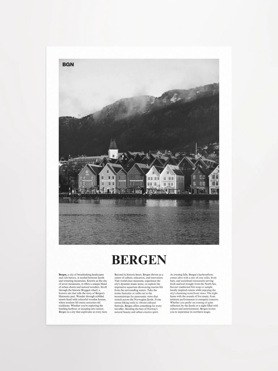 Bergen 01 Newspaper Poster product image (5)