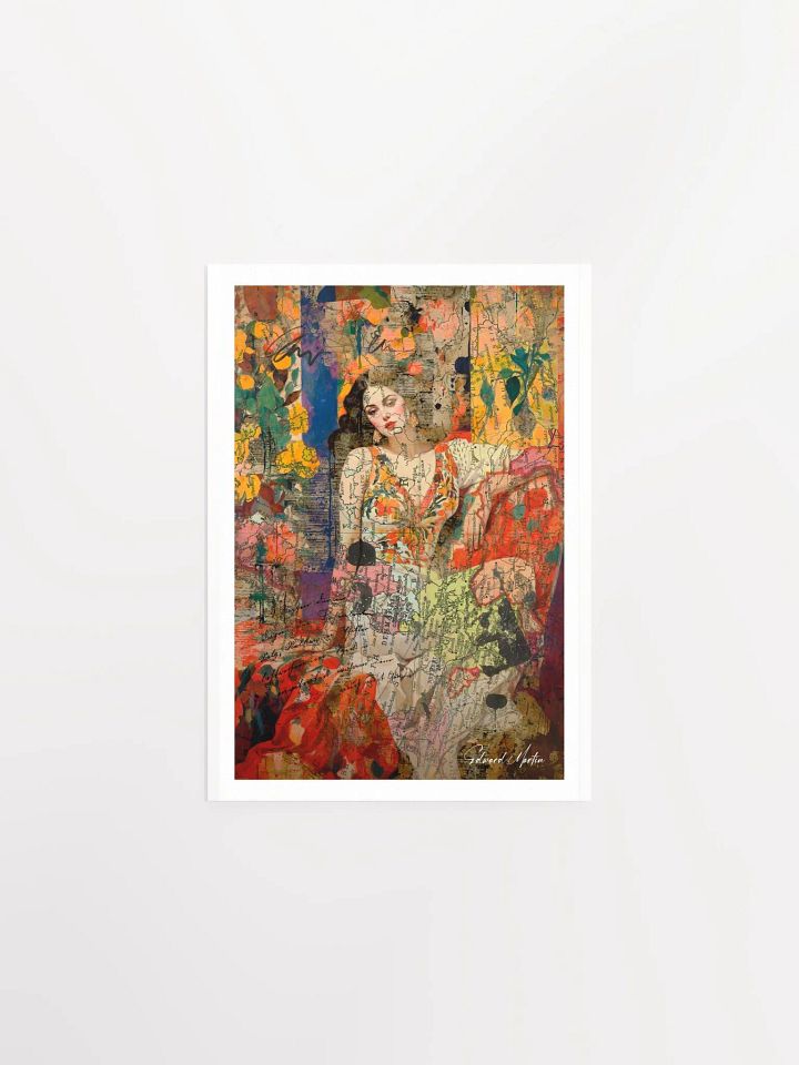 Lady of the World by Edward Martin-Vibrant Layers Poster Print product image (2)