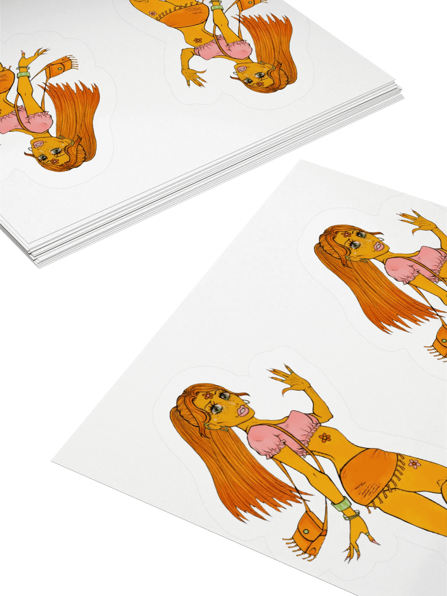 Pinuptober day 30 small stickers product image (4)