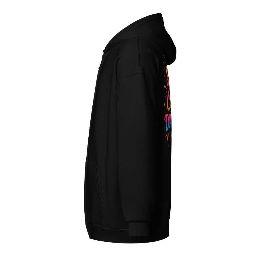 Shine On You Crazy Diamond Zip Hoodie – Bright & Positive product image (9)