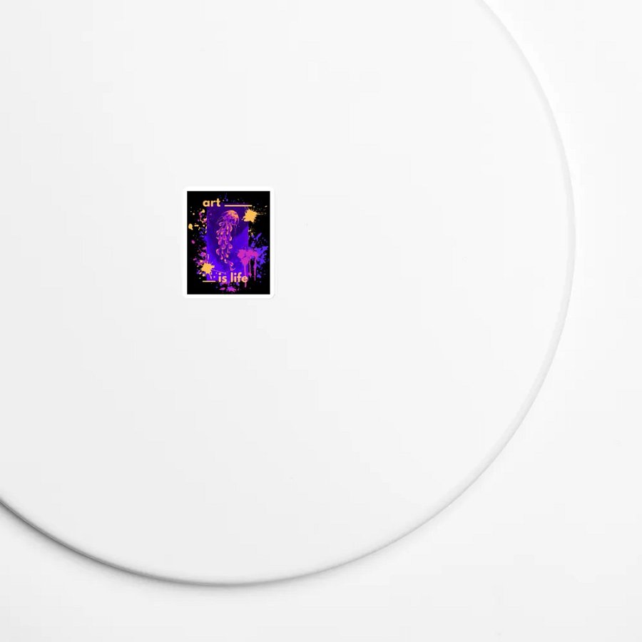 Vibrant Jellyfish Die-Cut Magnets product image (7)