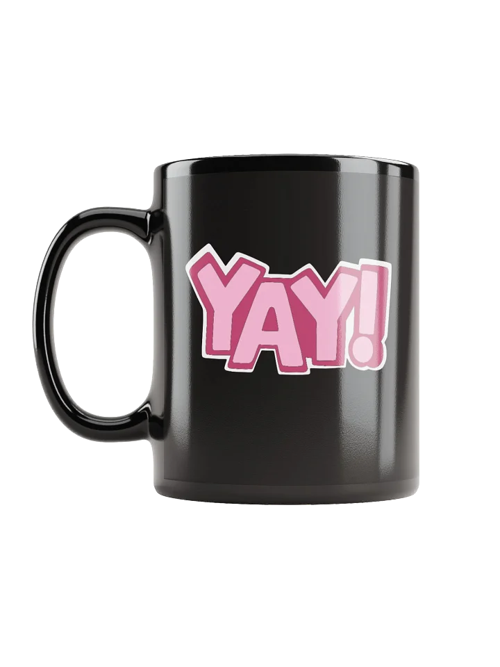 YAY! Black Coffee Mug product image (2)