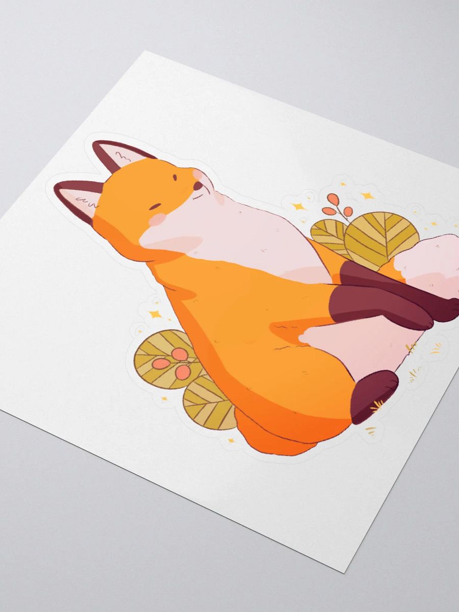 Red Fox Vinyl Sticker product image (4)