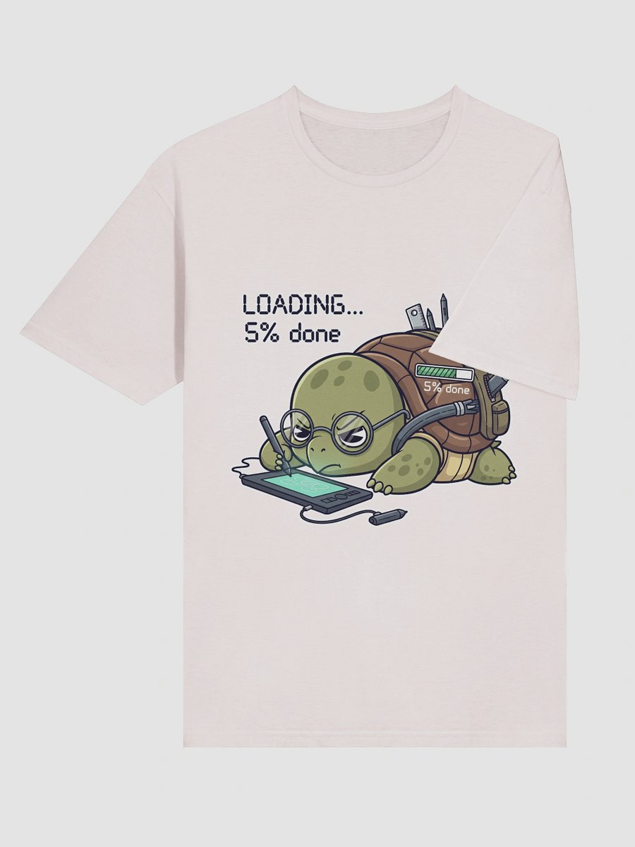 Techie Turtle on Drawing Tablet Unisex T-Shirt product image (118)