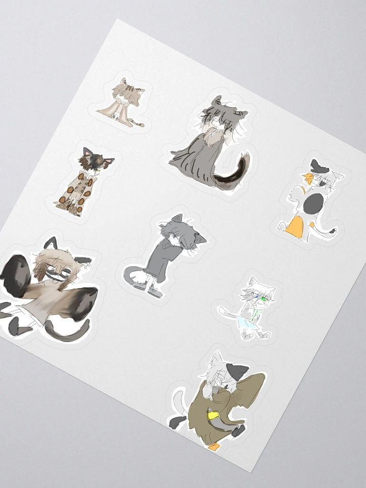 365!! daily character dictionary cat stickers product image (2)