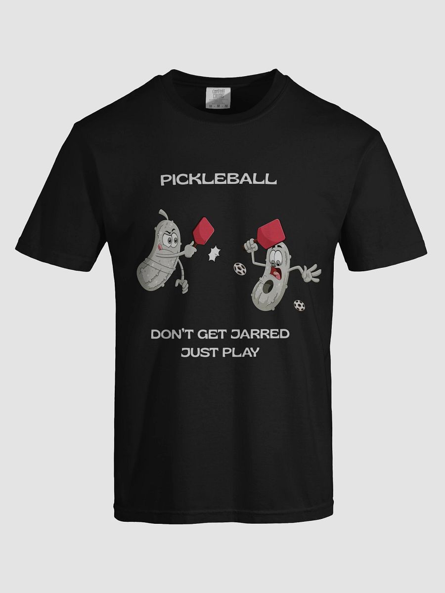 Pickleball Don't Get Jarred Just Play Heavyweight T-Shirt product image (60)