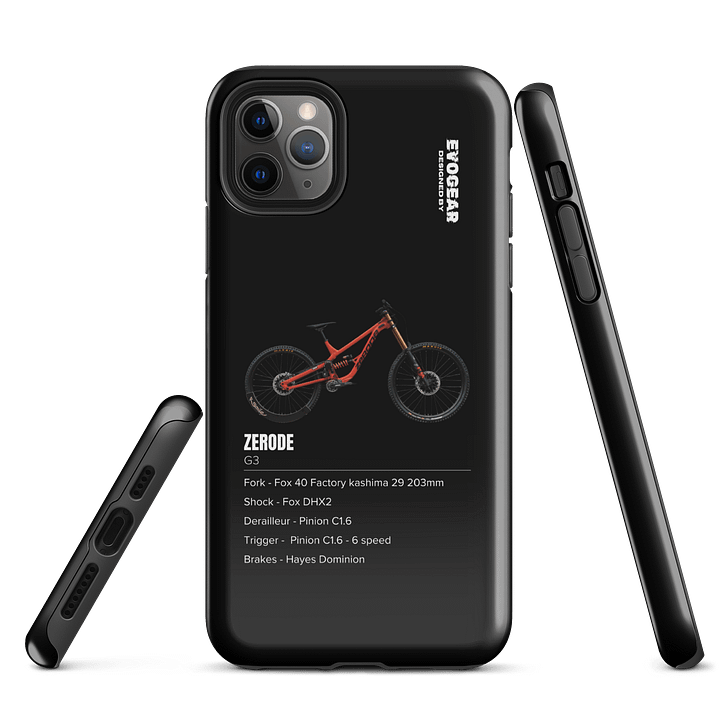 Black Zerode G3 iPhone Case product image (5)