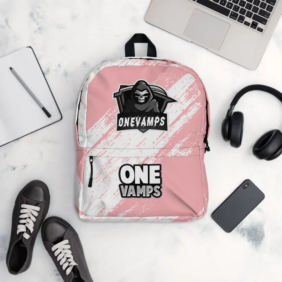 OneVamps Backpack-Pink color product image (12)