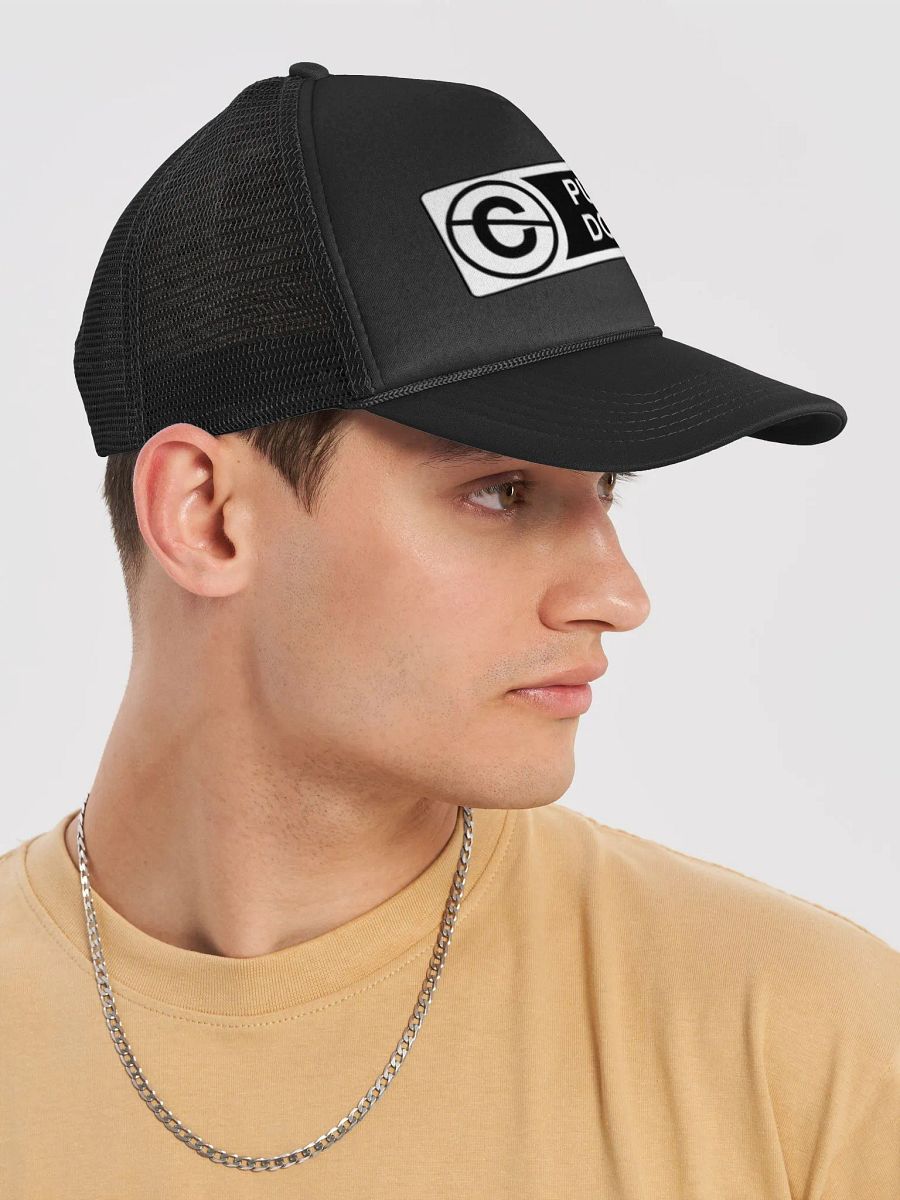 "Public Domain" Foam Trucker Hat product image (6)