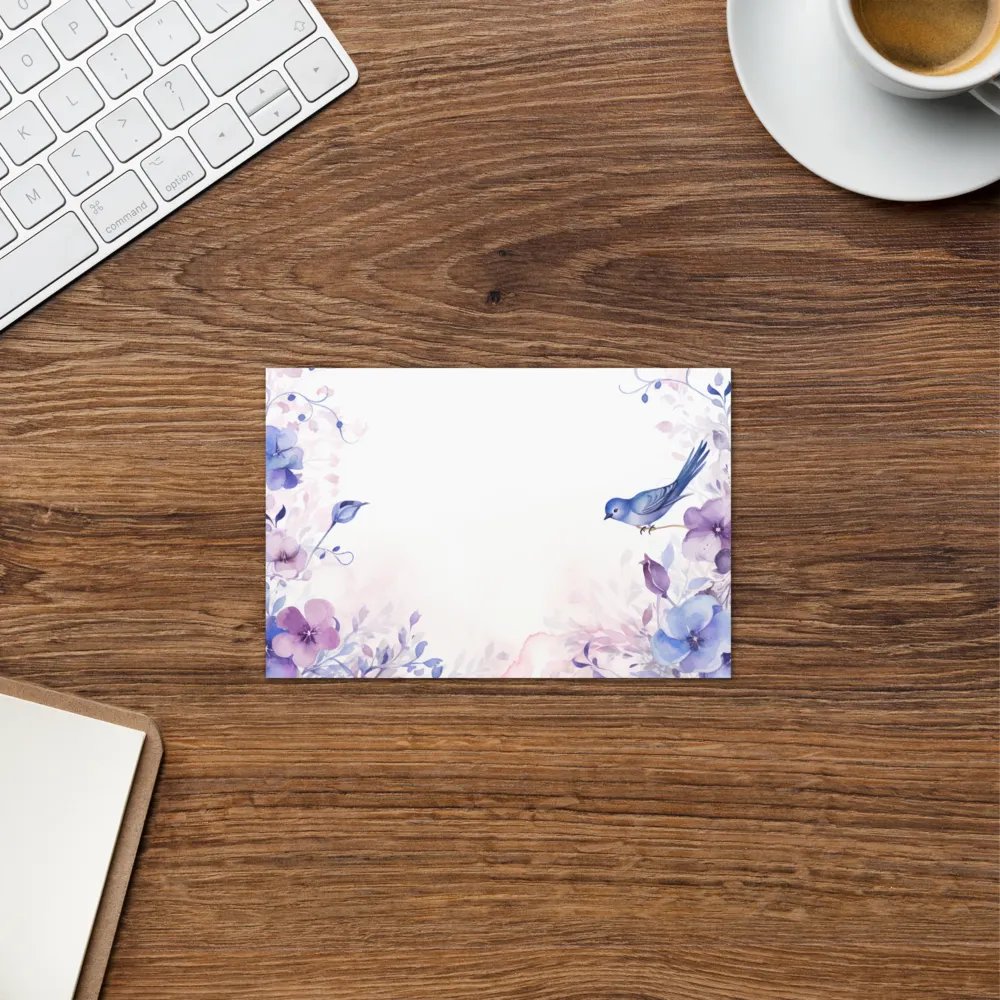 All-Occasion Greeting Card: Watercolor Bird and Blossoms product image (6)