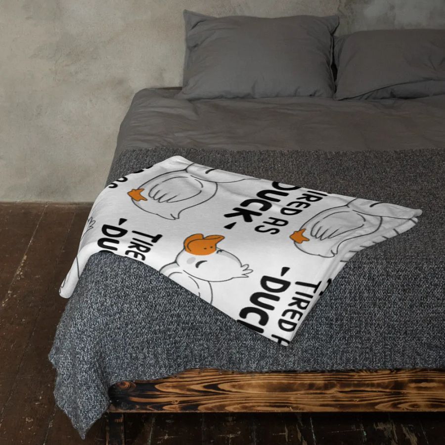 Tired As Duck Blanket product image (11)
