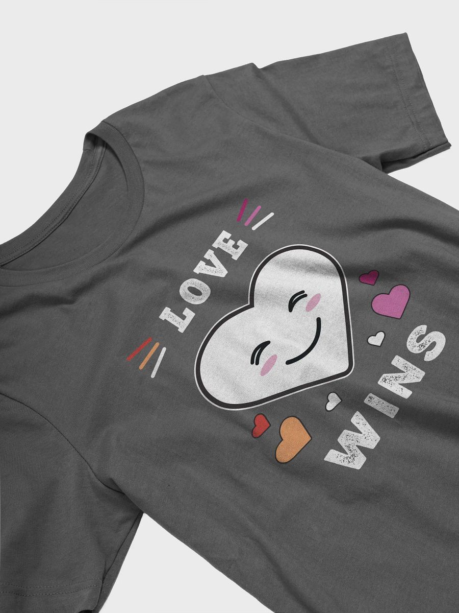 Heart Face Love Wins LGBTQ Lesbian Pride T-Shirt product image (15)