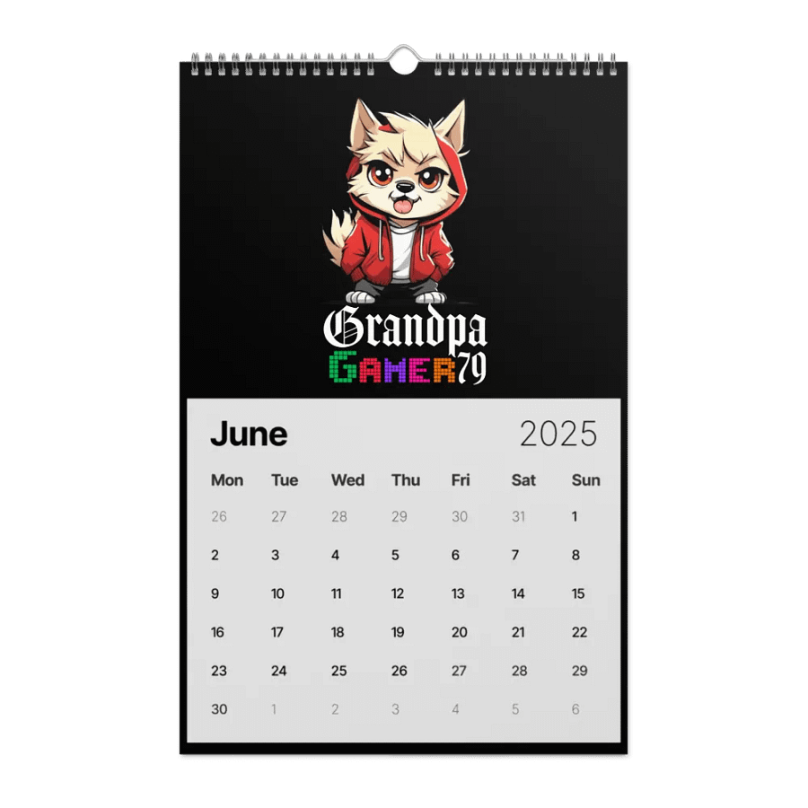 GrandpaGamer79 2025 Calendar product image (8)