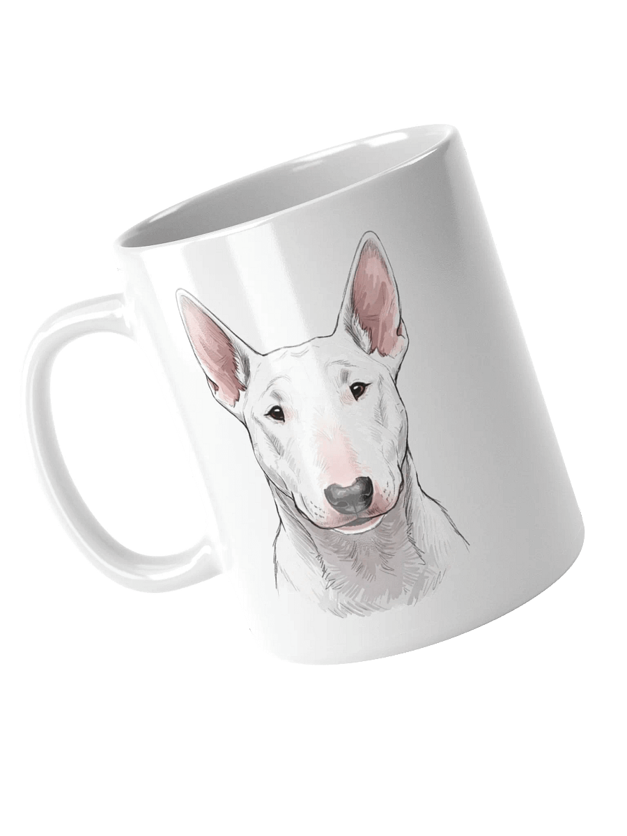 Bull Terrier Messy Sketch-y Art Chic Small Ceramic Mug product image (4)