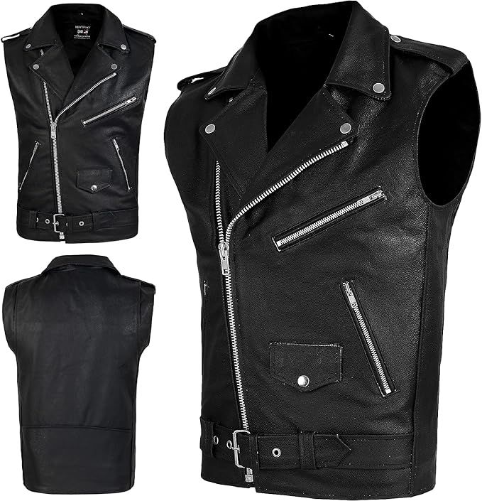 Leather Rocker Vest [MENS] product image (1)