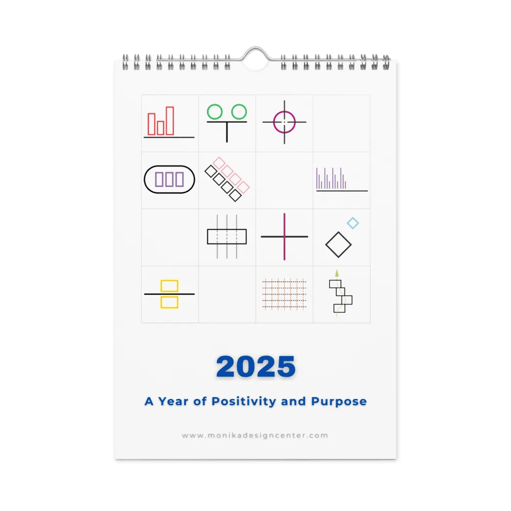 Implied 2025 Calendar : A Year of Positivity and Purpose-Now $10.50 Use promo code VIBES4LOVE at checkout product image (2)