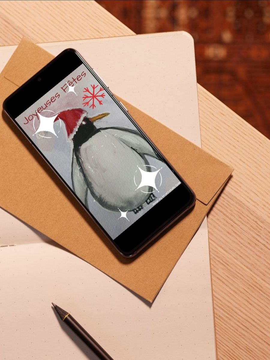 "Festive Penguin Joy" product image (3)