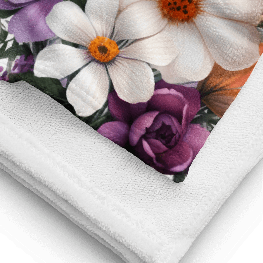 Floral Burst Sublimated Towel product image (4)