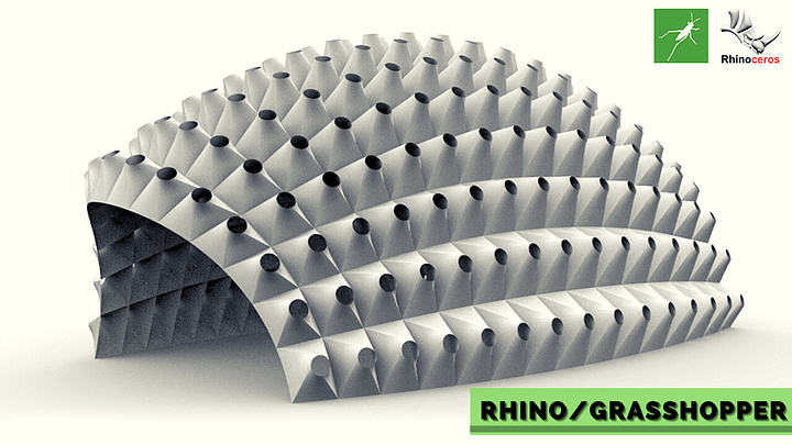 Isomerism Parametric Facade Design Grasshopper Rhino Files Download product image (1)