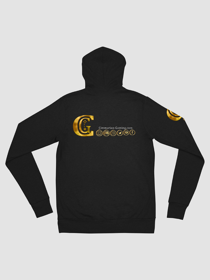 Lightweight Zip Gold Logo Hoodie product image (2)