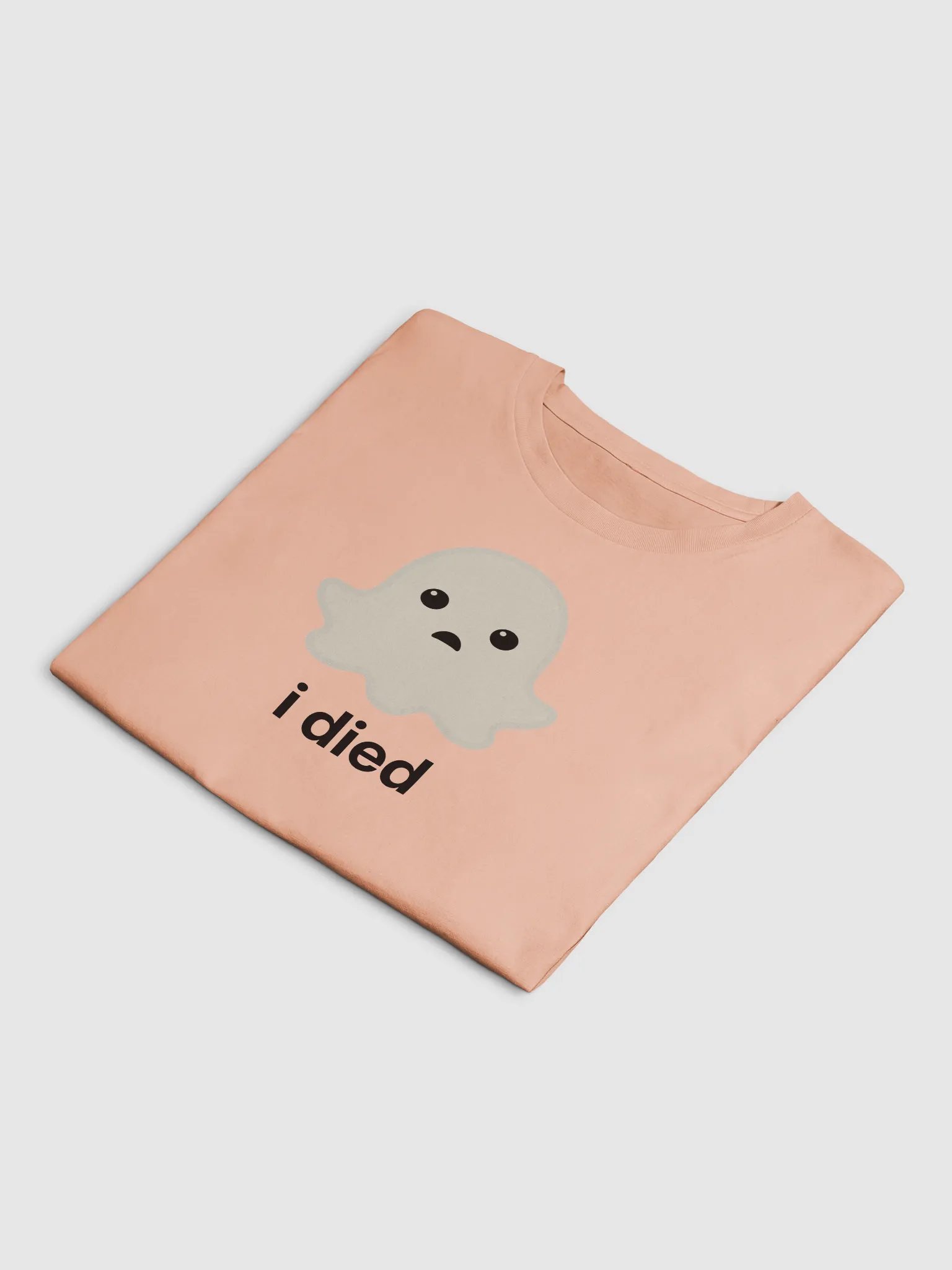 Sad Ghost Crop Top - Light Color product image (12)