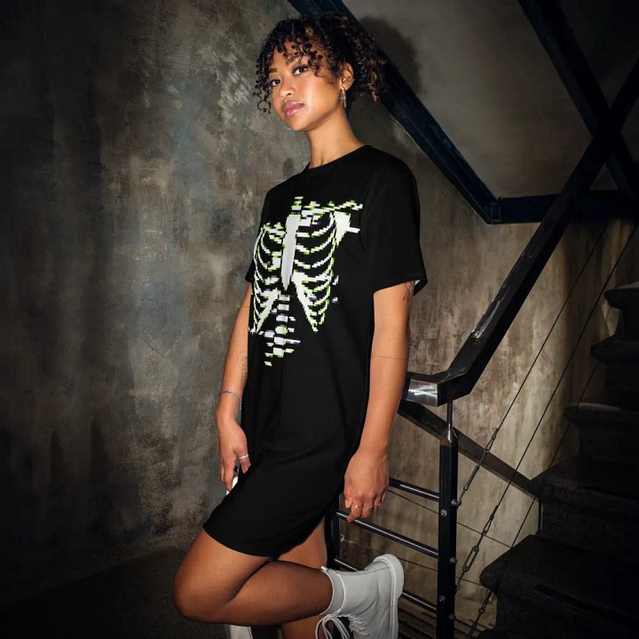 Hallowbones Tshirt Dress product image (1)
