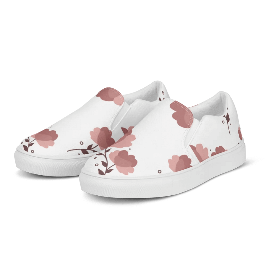 Petals in Pink Women's Slip-Ons product image (3)
