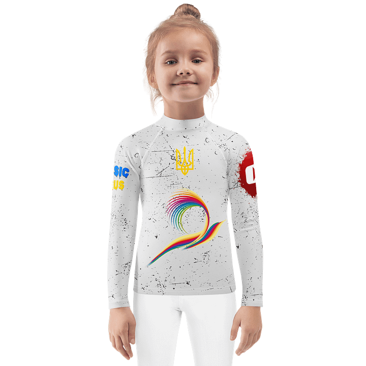 All-Over Print Kids Rash Guard product image (1)