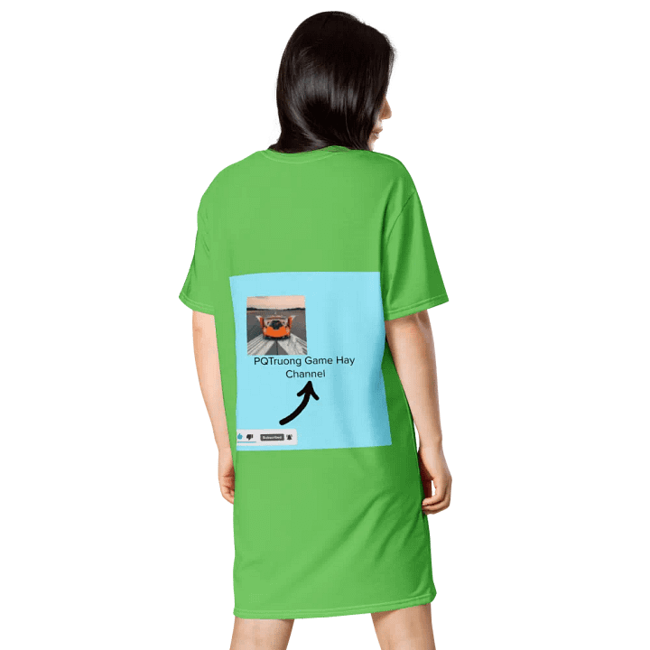 Váy thun in toàn thân/Full body printed T-shirt dress product image (2)