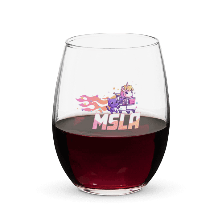 MSLA Sparkle Amigos - Stemless Wine Glass product image (1)