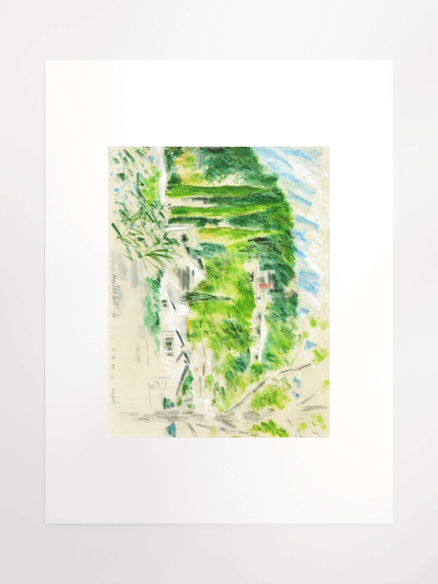 View from Mulholland Drive 03.18.88 print product image (2)