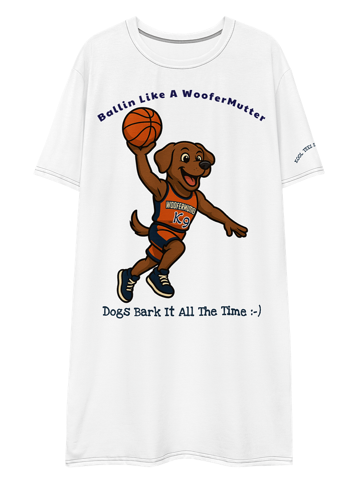 Labrador T-shirt Dress product image (1)