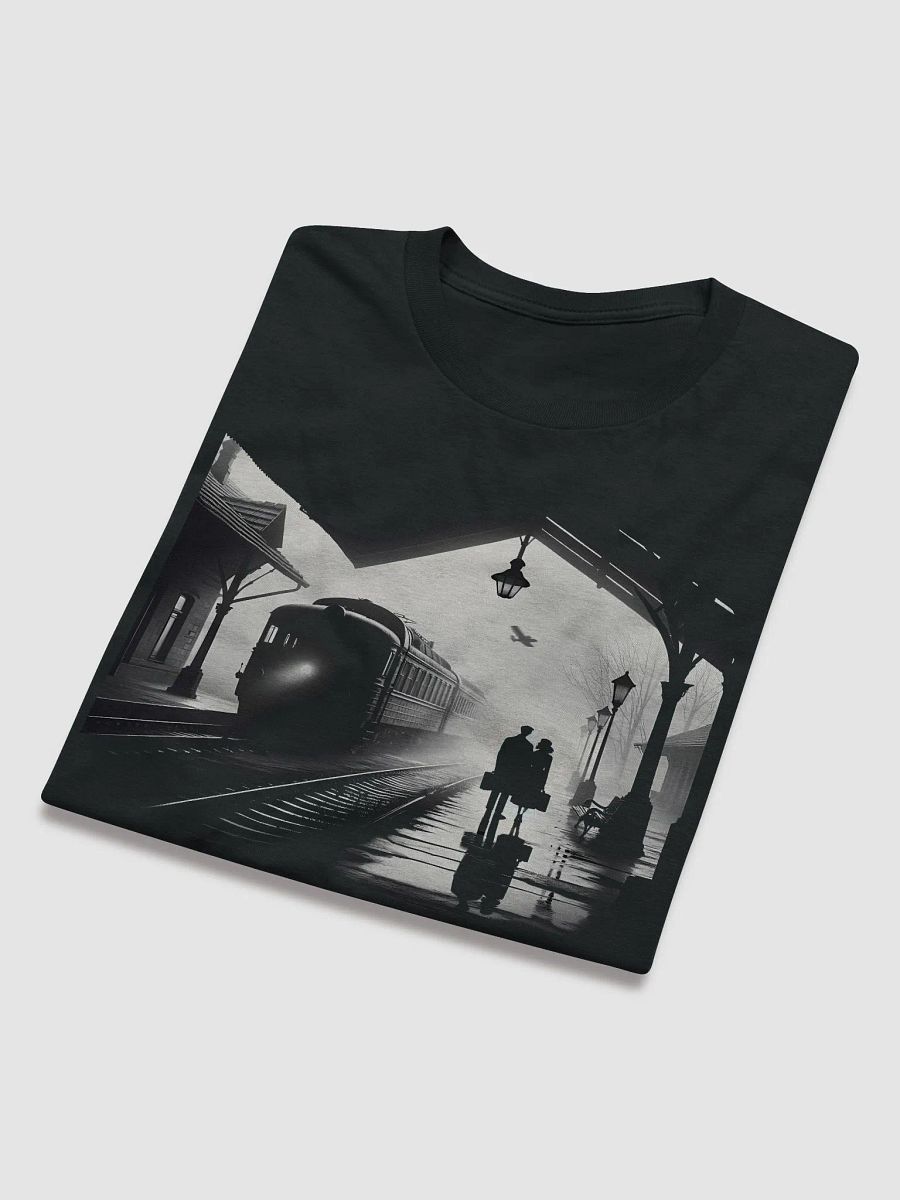 Departure Noir: Lovers at the Station (Front Print Womens Tee) product image (5)