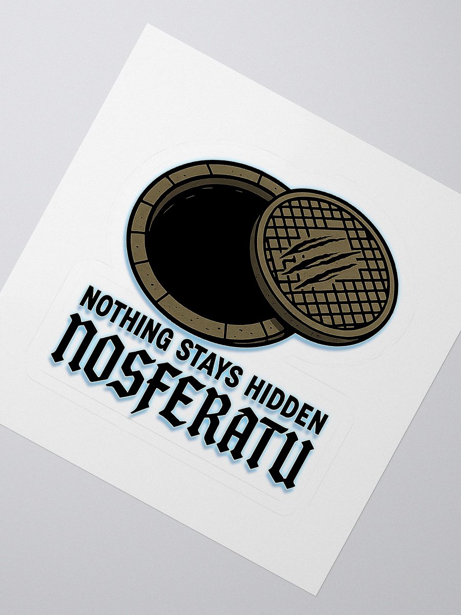 Nosferatu "Nothing Stays Hidden" Kiss Cut Stickers product image (2)