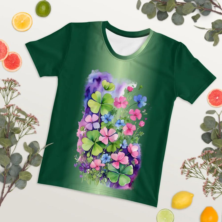 St. Patricks Day Clovers T-shirt product image (7)