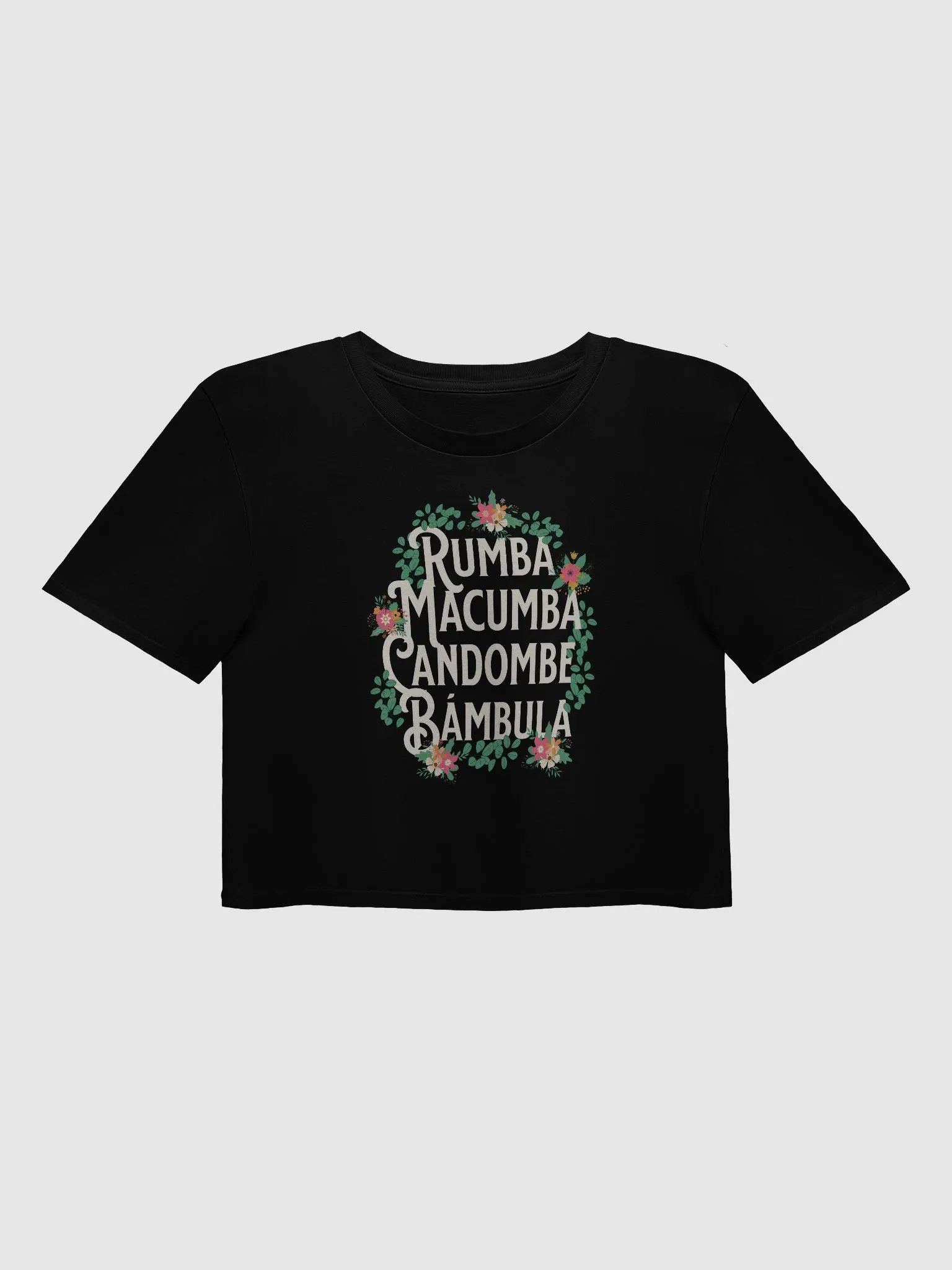 Rumba Macumba Candombe Bámbula Crop Top product image (1)