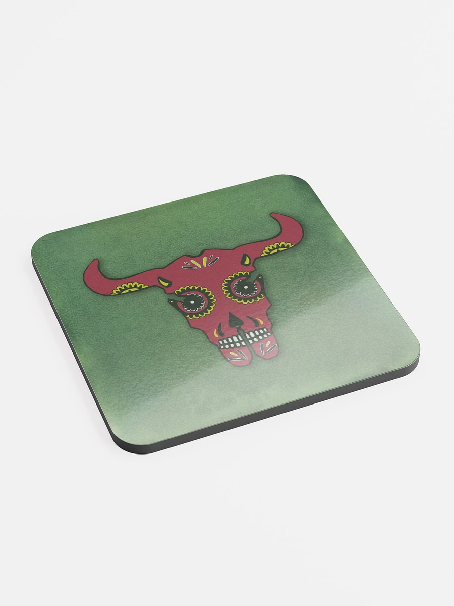 Sugar Cowskull Beverage Coaster product image (1)